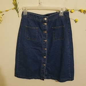 Style Nanda Denim Skirt